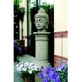 Buddha Head & Large Doric Column